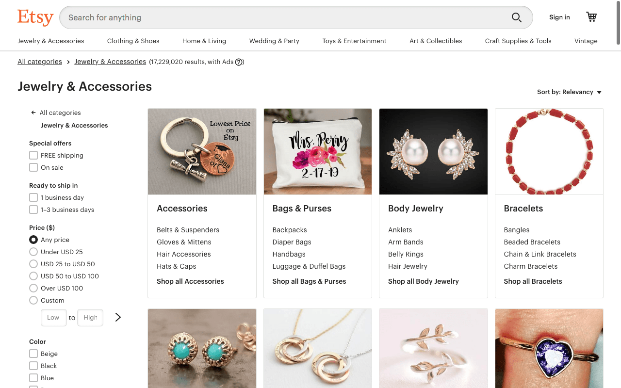 etsy website